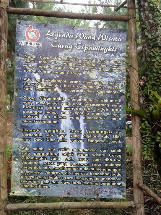 Legenda Curug Cipamingkis