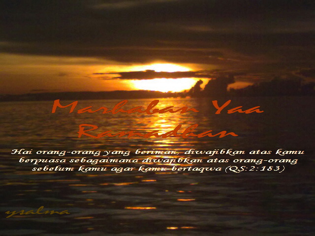 Marhaban Yaa Ramadhan