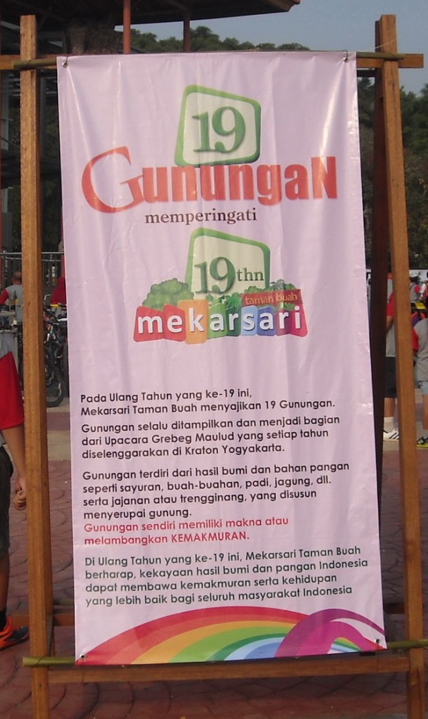 Plakat Ultah 19 Gunungan
