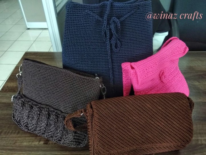 Tas Rajut Cantik Berbagai Bentuk