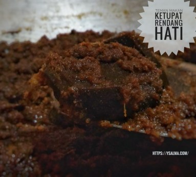 Teman Makan Ketupat Rendang Hati - YSalma