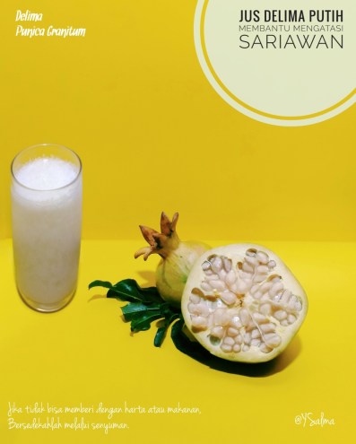 Jus Delima Putih Untuk Sariawan_YSalma