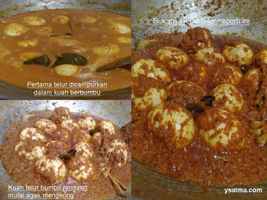 Tahapan Memasak Telur Rendang_YSalma