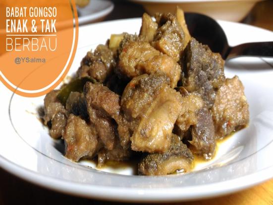 Babat Gongso Enak Empuk Bebas Bau_YSalma