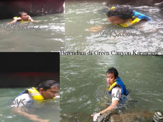 Berendam di Green Canyon Karawang_YSalma