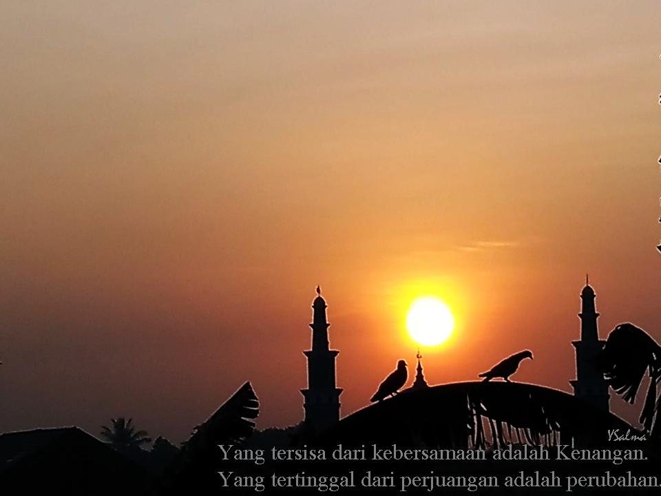 Kenangan sisa kebersamaan