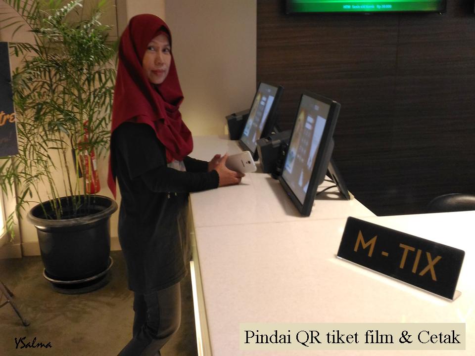 Mudah nonton film dengan QR tiket
