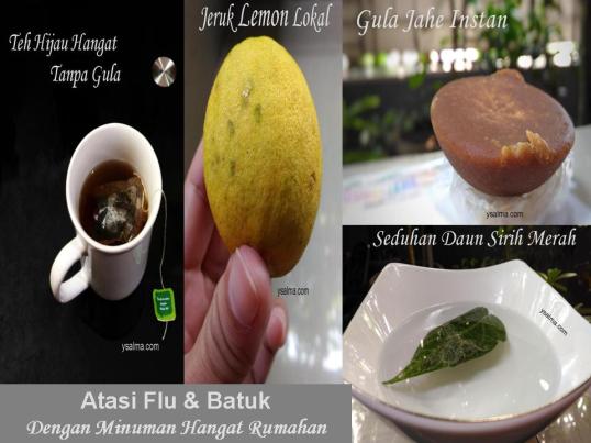 Atasi flu dengan minuman hangat rumahan