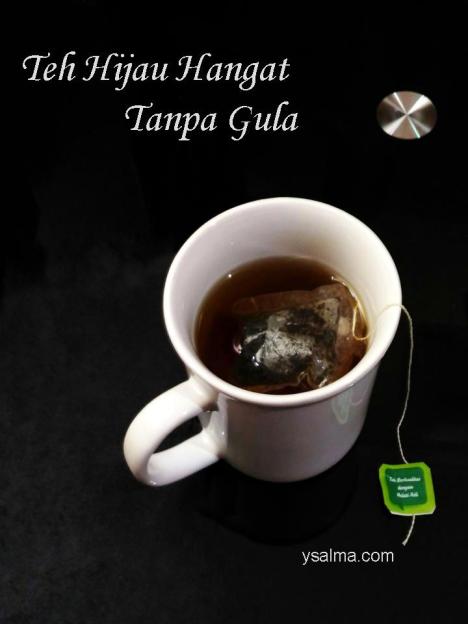 Teh hijau hangat aroma melati