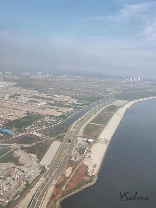 Foto bandara Soetta dari atas