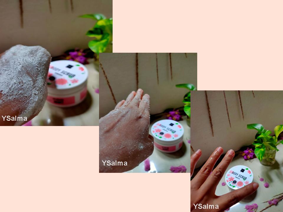 Cara pemakaian body scrub (lulur) Scarlett