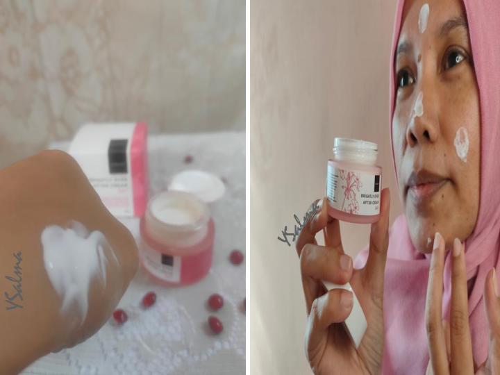 Face care Scarlett tekstur dan cara pakai brightly day cream
