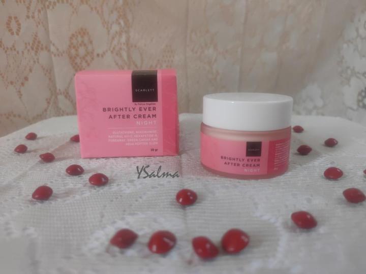 Face care Scarlett brightly night cream