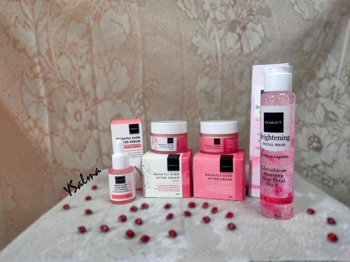 Face care Scarlett whitening untuk wajah glowing