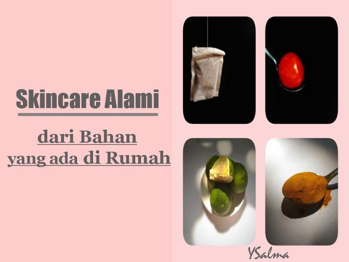 Bahan dapur untuk skincare alami perawatan kulit wajah