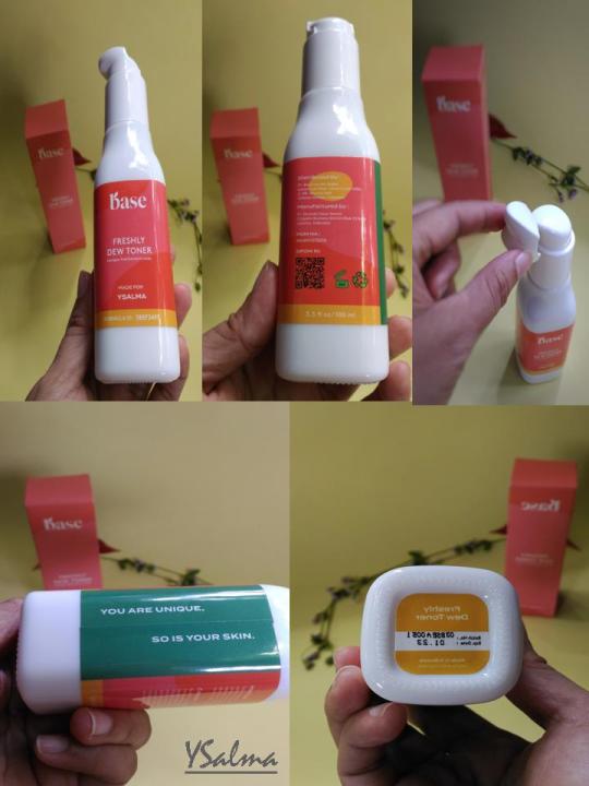 Skincare untuk menghilangkan jerawat Freshly Dew Toner packaging