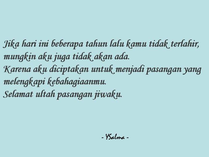 Ucapan happy birthday untuk pasangan