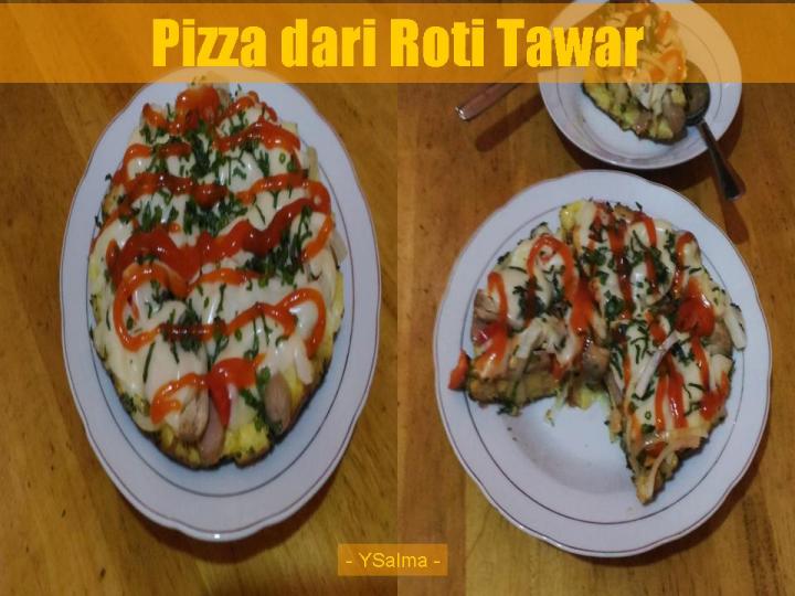 Pizza praktis dari roti tawar yang maknyus
