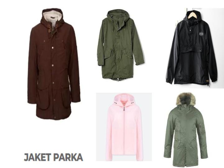 Jaket parka jenis trendi kekinian