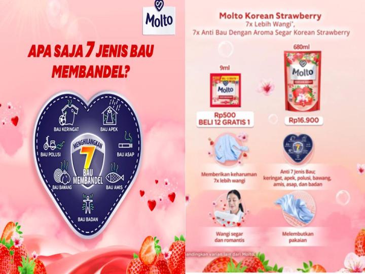 Pelembut dan pewangi pakaian ampuh hilangkan bau membandel