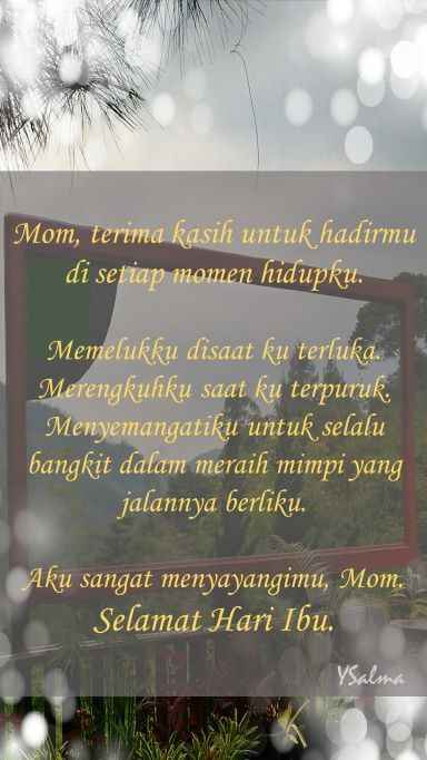 Selamat hari ibu ungkapan setulus hati