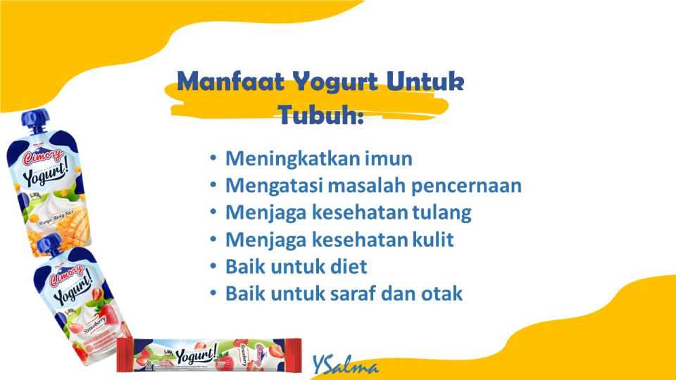 Cimory yogurt squeeze manfaat yogurt