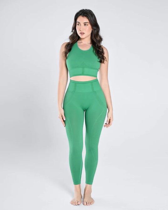 seamless bra and high waisted legging set
