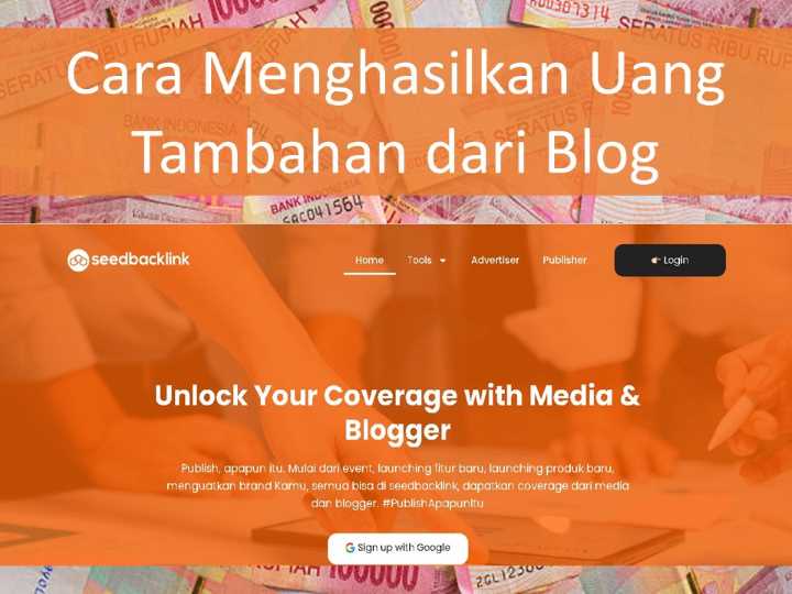 cara menghasilkan uang dari blog 