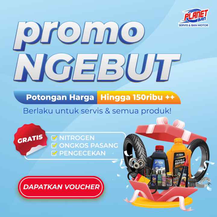 bengkel motor terbaik Planet Ban promo ngebut