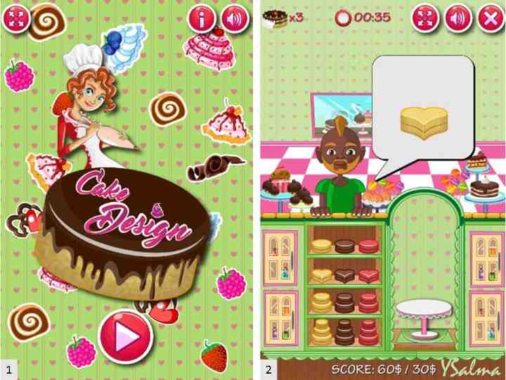 Culinary Schools game cake design