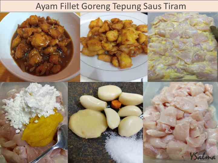 ayam fillet goreng saus tiram enak