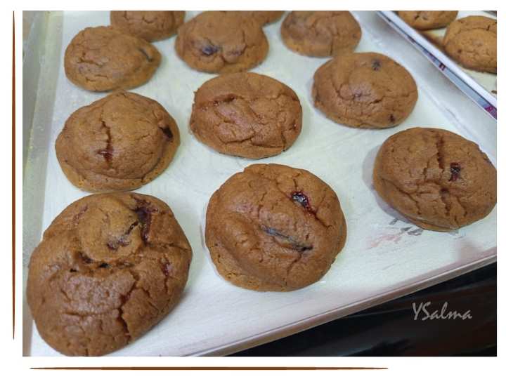 soft cookies gula aren cokelat