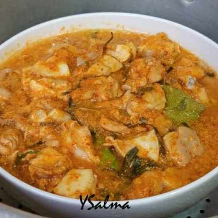 olahan daging ayam kukus