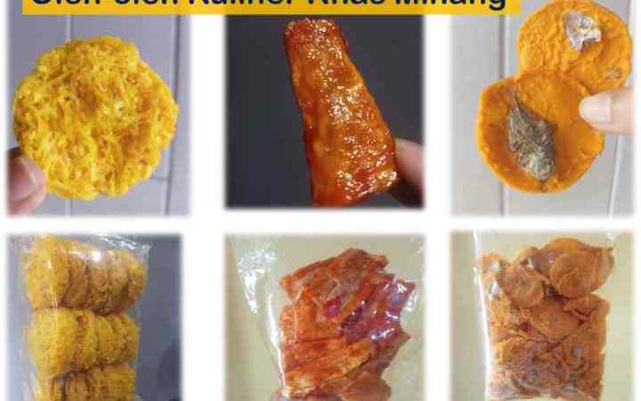 oleh-oleh kuliner atau buah tangan khas Minang