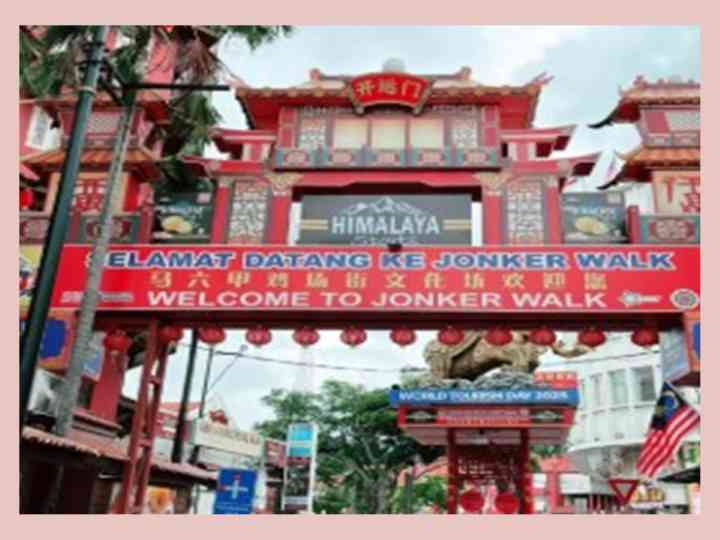 wisata Melaka Jonker street